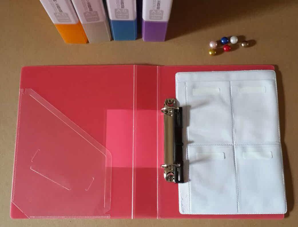 Альбом для нумезматики 古币钱币收藏册硬币纪念币空册本子 6格5页装ｔａｇ徽章收纳周边