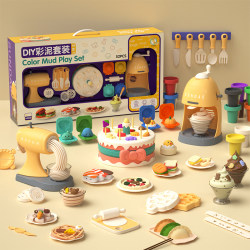 Noodle Machine Children's Toy Set Rubber Clay Safe Non-Toxic Food-Grade Ice Cream Mold for Baby Girls Noodle Machine Children's Toy Set Rubber Clay Safe Non-Toxic Food-Grade Ice Cream Mold for Baby Girls