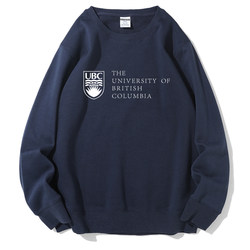 New Ubc British Columbia Crew Neck Fleece Sweatshirt Souvenir for International Student Gatherings, Burgundy Color New Ubc British Columbia Crew Neck Fleece Sweatshirt Souvenir for International Student Gatherings, Burgundy Color