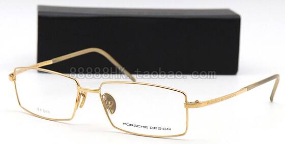 Genuine purchasing Porsche Design Porsche P8106 A B 18K Gold 2 color optical glasses rack Genuine purchasing Porsche Design Porsche P8106 A B 18K Gold 2 color optical glasses rack