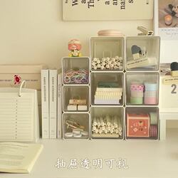 Baji Desktop Storage Box Acrylic Drawer-type Transparent Stationery Student Desk Crack Small Object Storage Artifact Baji Desktop Storage Box Acrylic Drawer-type Transparent Stationery Student Desk Crack Small Object Storage Artifact