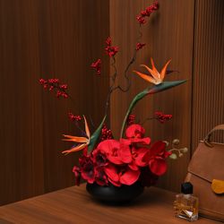 High-End Light Luxury Bird of Paradise Artificial Floral Decorations Hotel Restaurant Table Flowers Fake Flowers High-Grade Bionic Flower Decorations High-End Light Luxury Bird of Paradise Artificial Floral Decorations Hotel Restaurant Table Flowers Fake Flowers High-Grade Bionic Flower Decorations