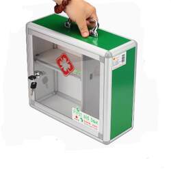 Home safe medicine box medicine box expired medicine recycling box home medicine tablet sorting cabinet can be wall hung with portable Home safe medicine box medicine box expired medicine recycling box home medicine tablet sorting cabinet can be wall hung with portable