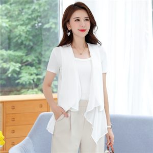 Chiffon vest women 2025 new Korean version summer mother outfit fashionable and fashionable age-reducing loose and slimming outfit for women Chiffon vest women 2025 new Korean version summer mother outfit fashionable and fashionable age-reducing loose and slimming outfit for women