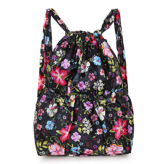 Japanese and Korean new nylon waterproof stamped fashionable backpack travel backpack outdoor fitness belt shopping bag women's bag 
Japanese and Korean new nylon waterproof stamped fashionable backpack travel backpack outdoor fitness belt shopping bag women's bag