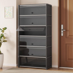 Simple Shoe Rack, Multi-Layer, for Home Use at the Entrance, Hallway, Space-Saving, Foldable Shoe Cabinet, Dustproof, Small Storage Solution for Dormitories Simple Shoe Rack, Multi-Layer, for Home Use at the Entrance, Hallway, Space-Saving, Foldable Shoe Cabinet, Dustproof, Small Storage Solution for Dormitories