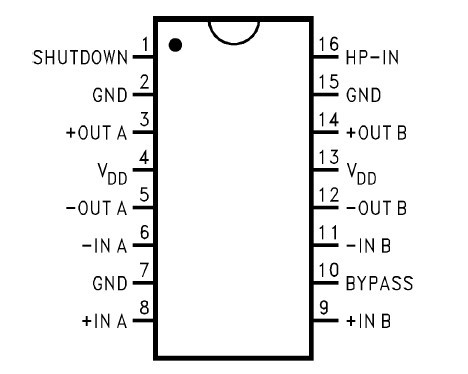 Lm4863d усилитель схема