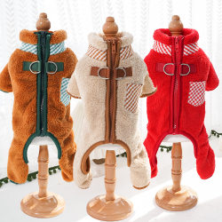Dog and cat clothing outdoor traction fleece raincoat Dog and cat clothing outdoor traction fleece raincoat