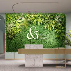 Simulated plant wall green plants on the wall balcony fake flowers turf wall decoration green artificial turf background internet celebrity Simulated plant wall green plants on the wall balcony fake flowers turf wall decoration green artificial turf background internet celebrity
