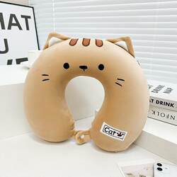 Pillow cervical vertebra artifact portable red head semicircle portable pillow Pillow cervical vertebra artifact portable red head semicircle portable pillow