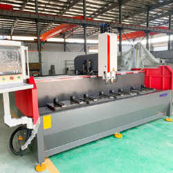 Hot selling aluminum profile frame CNC drilling and milling machine three-axis double-head light CNC drilling and milling machine aluminum profile frame Hot selling aluminum profile frame CNC drilling and milling machine three-axis double-head light CNC drilling and milling machine aluminum profile frame