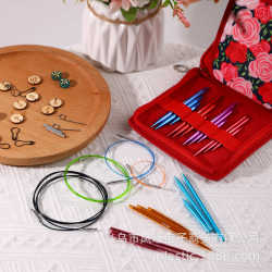 Tools detachable diy needle portable ring set woolen aluminum oxide household outdoor accessories knitting needle needle Tools detachable diy needle portable ring set woolen aluminum oxide household outdoor accessories knitting needle needle