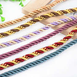 8mm diameter decorative rope curtain accessories sofa rope tie rope curtain decorative rope colorful twist rope 85 meters / handful 8mm diameter decorative rope curtain accessories sofa rope tie rope curtain decorative rope colorful twist rope 85 meters / handful