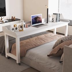 Cross-bed table, removable bed desk, computer desk, home writing desk, student learning desk, lazy bedside table Cross-bed table, removable bed desk, computer desk, home writing desk, student learning desk, lazy bedside table