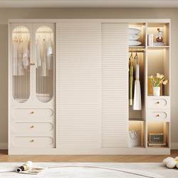 Xinjiang Tibet  French-Style Milk Cabinet Oil Wind Cabinet 0 Clothing 24 New Model Sliding Door Home Use 2 Bedroom Storage Modern Simple Xinjiang Tibet  French-Style Milk Cabinet Oil Wind Cabinet 0 Clothing 24 New Model Sliding Door Home Use 2 Bedroom Storage Modern Simple