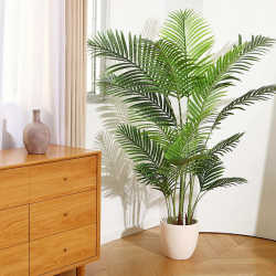 Hot selling artificial palm tree Nordic home living room large potted plant decoration fake rhododendron Hot selling artificial palm tree Nordic home living room large potted plant decoration fake rhododendron