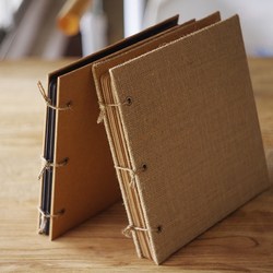 Hemp Rope DIY Handmade Photo Album, Personalized Simple Artistic Creative Memory Album, Adhesive Retro Baby Photo Album Hemp Rope DIY Handmade Photo Album, Personalized Simple Artistic Creative Memory Album, Adhesive Retro Baby Photo Album