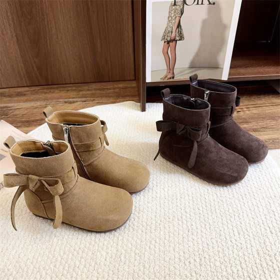 2025 autumn children's boots Korean version of girls bow fashion boots medium big children girl retro fashion boots
2025 autumn children's boots Korean version of girls bow fashion boots medium big children girl retro fashion boots