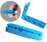 Fixed length stripper of fiber optic cable + fixed length of fiber optic cutting guide rail + integrated guide rail