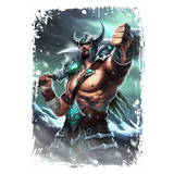 Hero League lol king of the barbarians king of the Tamil tryndamere cotton T-shirt
