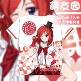 Cute friend love live! Mamino maki anime surrounding short sleeve leisure home T-shirt