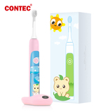 Contec Kangtai children's electric toothbrush baby soft hair rechargeable student party girls' automatic toothbrush