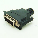 Yunteng fmd26m-k-as SCSI plug hpdb26 male molded case 26 core male compression wire connector