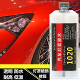 Glue for headlight cover of automobile and motorcycle