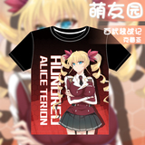 Cute friend hundred armed battle story craya animation quadratic peripheral short sleeve leisure house attribute T-shirt