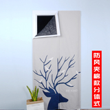 棉麻门帘加厚冬季门帘保暖防风挡风家用双开户外密封防寒冬季门帘
