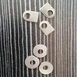 Straight piece stainless steel semicircle one character code borderless luminous character hanging ear installation code advertisement character installation L-angle code Z-type