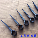 Tree hook tree fork saw wood with hook tree hook pull wood hand forge tree hook iron hook
