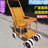 Bathing in summer, bamboo handcart, children's cart, rattan trolley, UV proof, cool and suitable for ultra soft protection