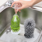 Cup brush cleaning brush long handle glass, water cup, milk bottle, washing cup brush, artifact brush, cup brush with suction cup