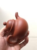Double ball, about 160cc, semi hand-made by Zhaozhuang small red mud, non locomotive, hand-held grouting pot