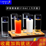 Le Meiya glass cup set home living room creative European simple heat resistant and high temperature resistant transparent water cup 6