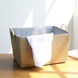 Large household Japanese style simple household storage artifact large capacity dirty clothes basket large size clothes toy finishing storage basket