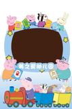 People's kindergarten photo frame floor type group photo souvenir props indoor children's photo ktboard lovely size
