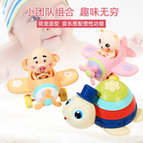 Baby toy car cartoon little turtle light music fall resistant toy inertia car 1-2-3 years old boy and girl