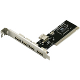 USB 2.0 expansion card desktop PCI to USB adapter card 5 Port USB to PCI via external (4 + 1)