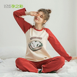 Pregnant color home clothes suit pure cotton postpartum breast-feeding spring and autumn maternity baby clothes pregnant women pajamas