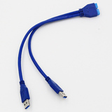 20p data line USB3.0 20pin male to Princess board transfer line 3.020p male 1:2 male