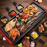 Electric grill / griddle barbecue roasting.