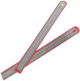 15cm30cm precision stainless steel ruler 20cm scale double-sided double scale