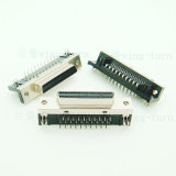 Yunteng mdr40fs-90 SCSI connector hpdb40 female 40 core bending female base PCB board card pin