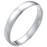 Zhou Shengsheng pt950 platinum ring Couple Wedding Ring Platinum pair ring men's and women's plain ring 81526r