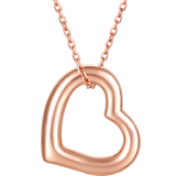 Zhou Liufu jewelry K-gold pendant female 18k rose gold hollow sweet Love Pendant colorful ki044910