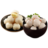 Hedega Chaoshan Cuttlefish ball flower branch Cuttlefish ball + cheese heart Cuttlefish ball set hot pot doulao ingredients