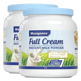 Macaroni blue fat, whole fat, high calcium milk powder, young students, middle-aged and old pregnant women, 2 cans of breakfast milk