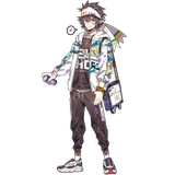 Concave and convex world Leishi surrounding short sleeve T-shirt sun suit coat Long pants suit secondary animation clothing summer